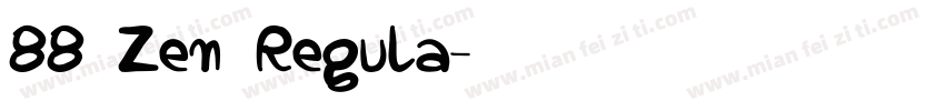 88 Zen Regula字体转换